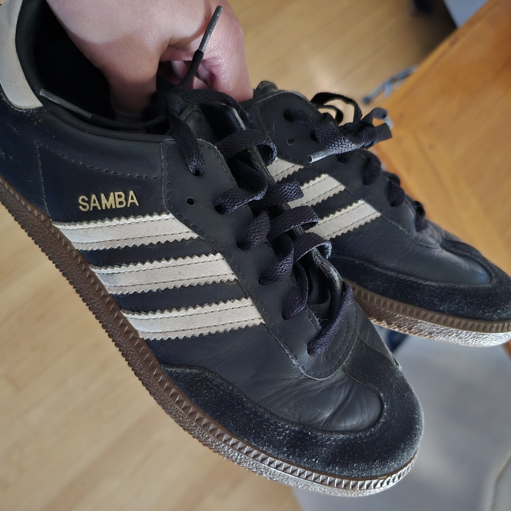 Vintage 2011 Adidas Sambas Size 6 MENS Kangaroo Leather